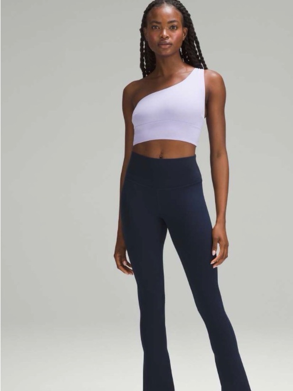 Lavender or pink? BOTH 🩷💜 LULULEMON one shoulder bra top S/M